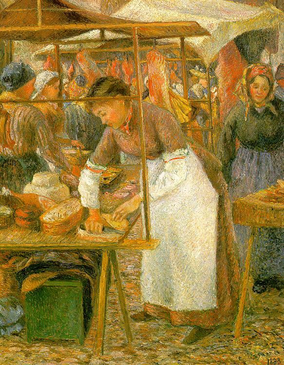 Camille Pissaro The Pork Butcher France oil painting art